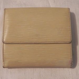 Louis Vuitton epi ellise wallet authentic